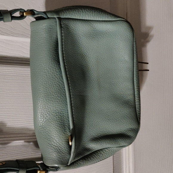 Fossil Sea Glass Preston Leather Small Flap Crossbody - Picture 9 of 15